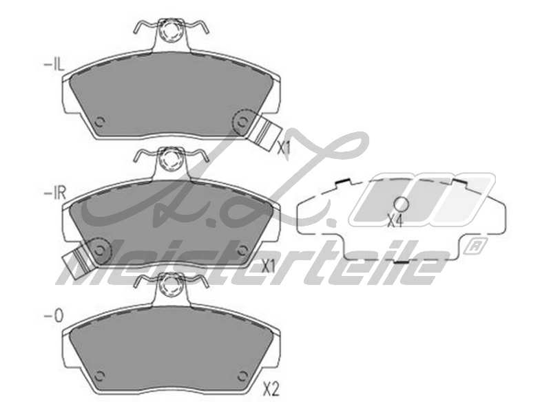 Brake pad for disc brake